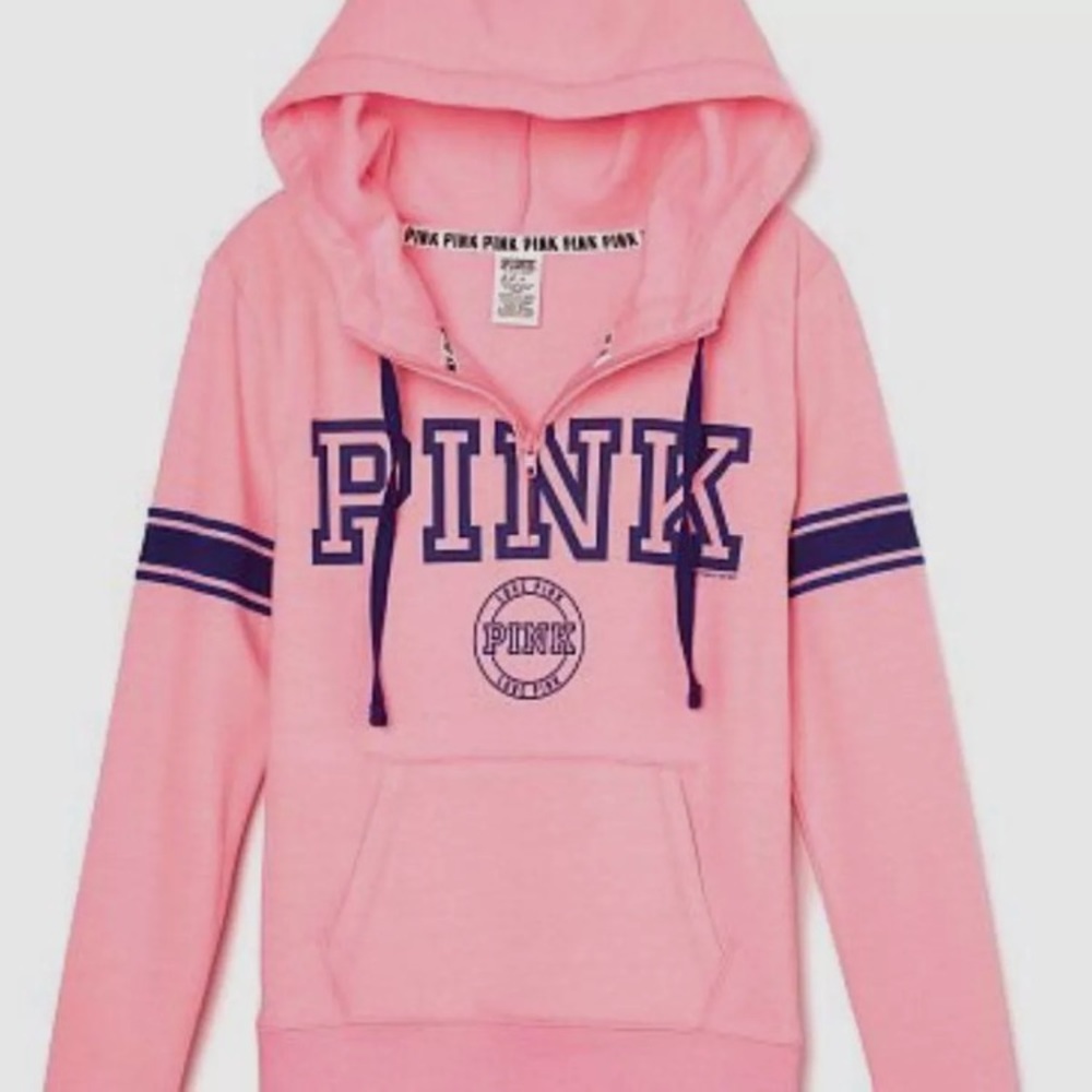 Victoria’s Secret PINK, Half-Zip Hoodie